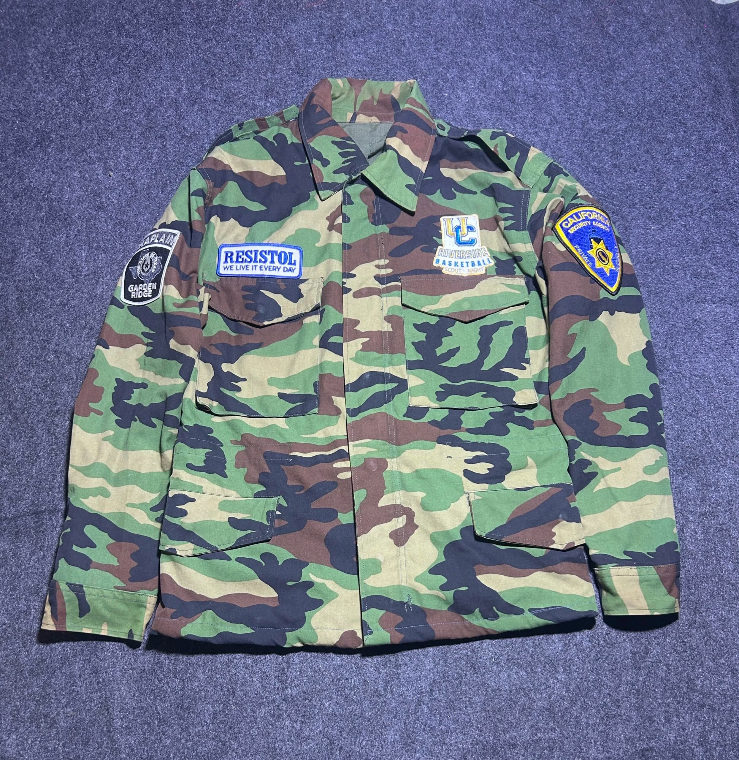 Branded thrift jacket India back view