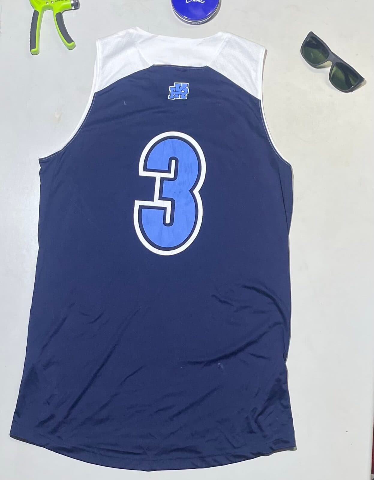 Adidas thrift jersey India close-up