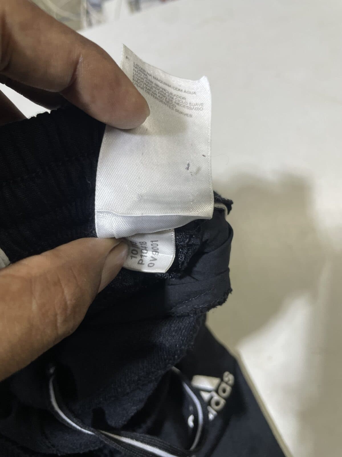 Adidas thrift track pants India detail view