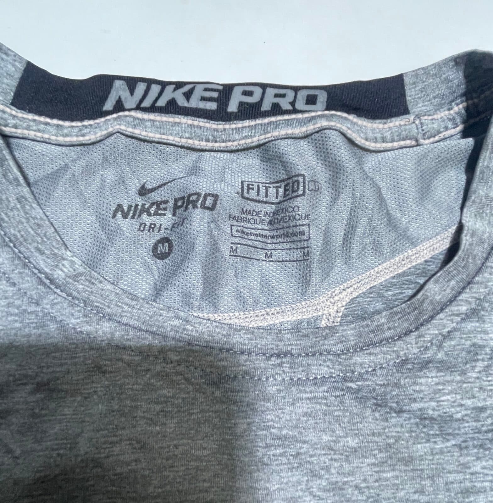 Nike Dri-FIT thrift compression wear India close-up