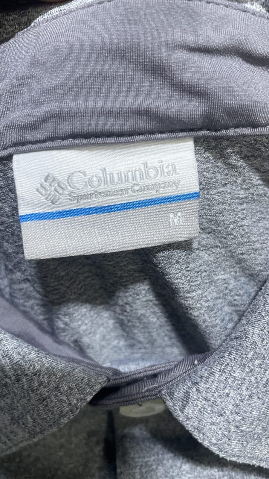 Columbia thrift t-shirt India detail view