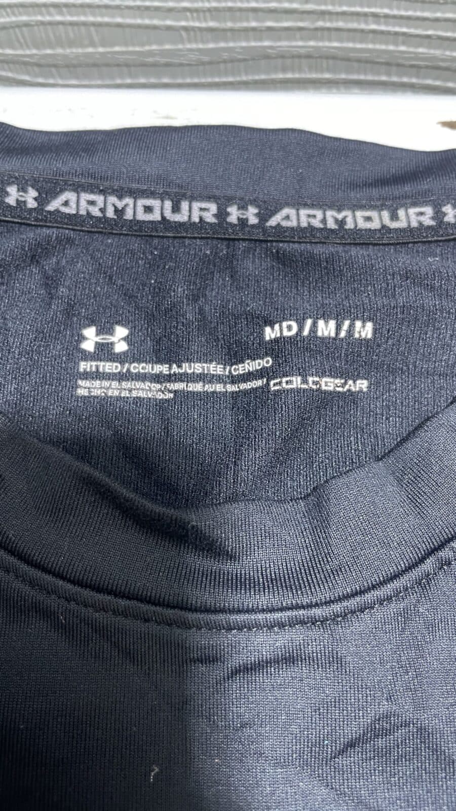 Under Armour ColdGear thrift compression wear India close-up
