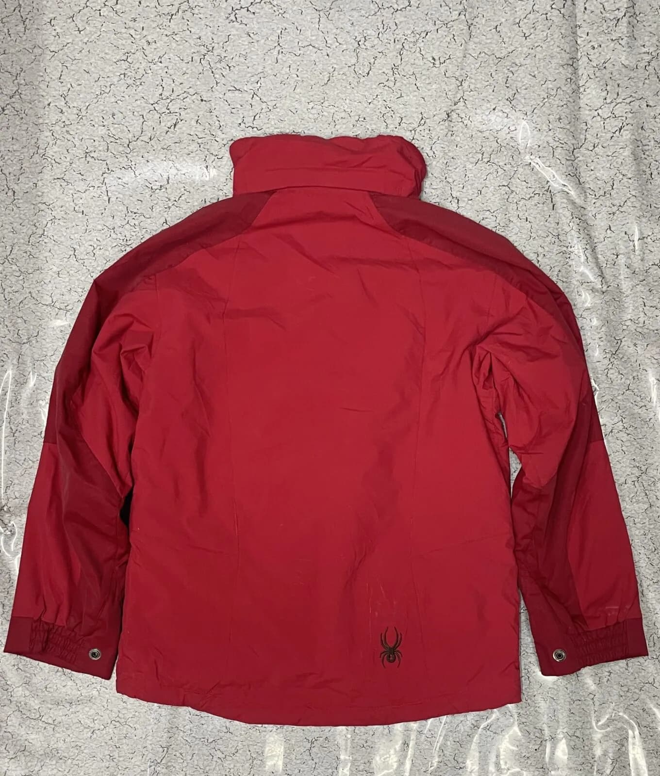 Branded thrift waterproof jacket India back view