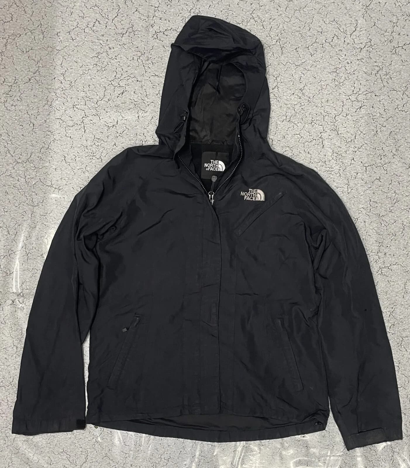 The North Face Hoodie Waterproof Jacket Size M Black