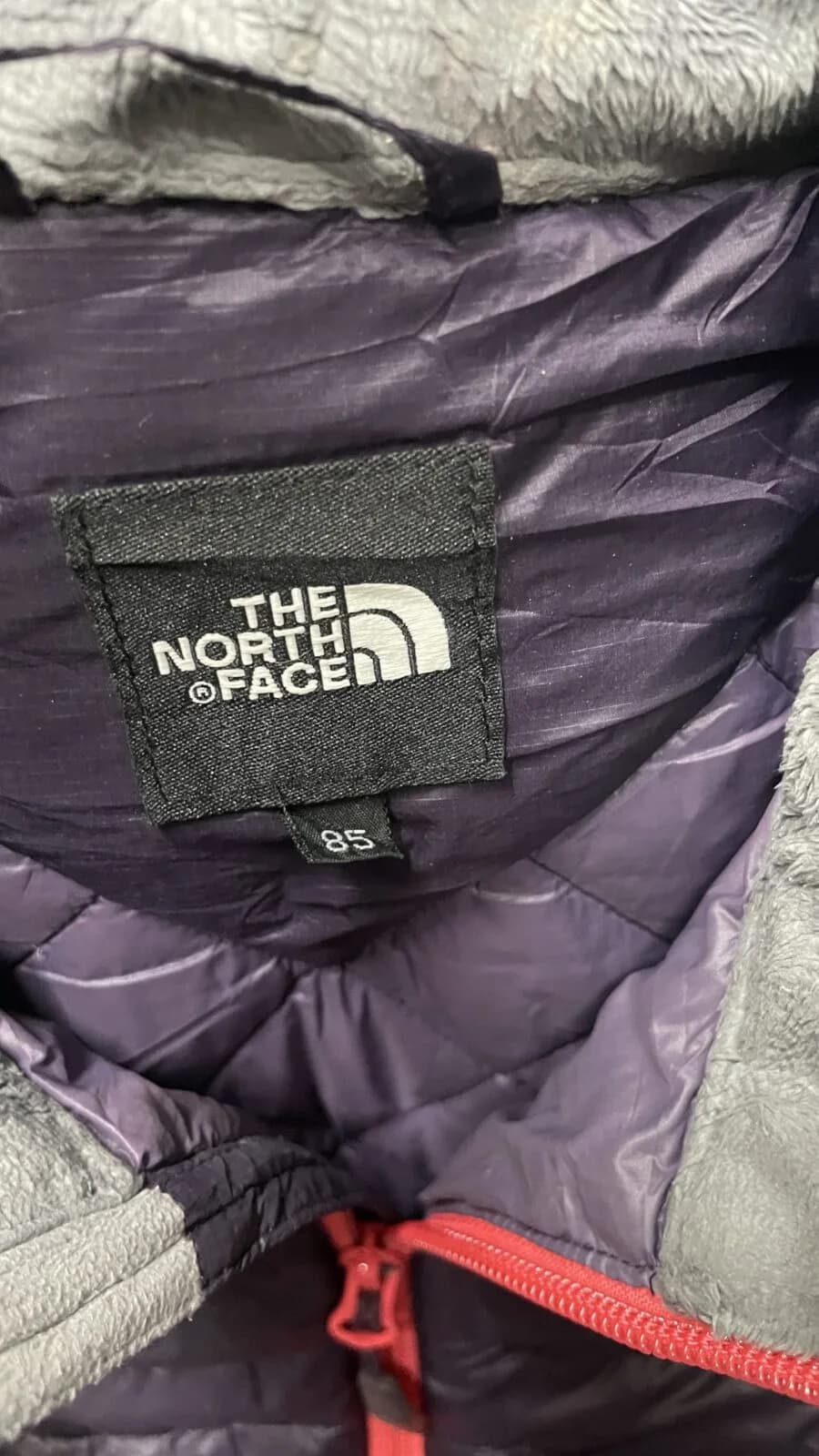 The North Face thrift puffer jacket India back view