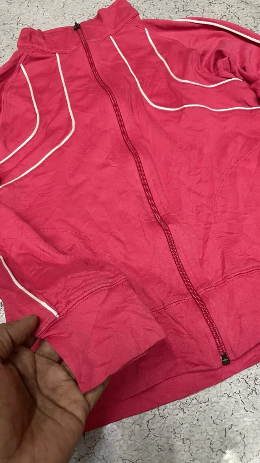 Nike thrift track jacket India back view