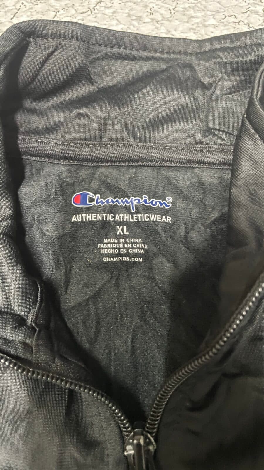 Champion thrift track jacket India detail view