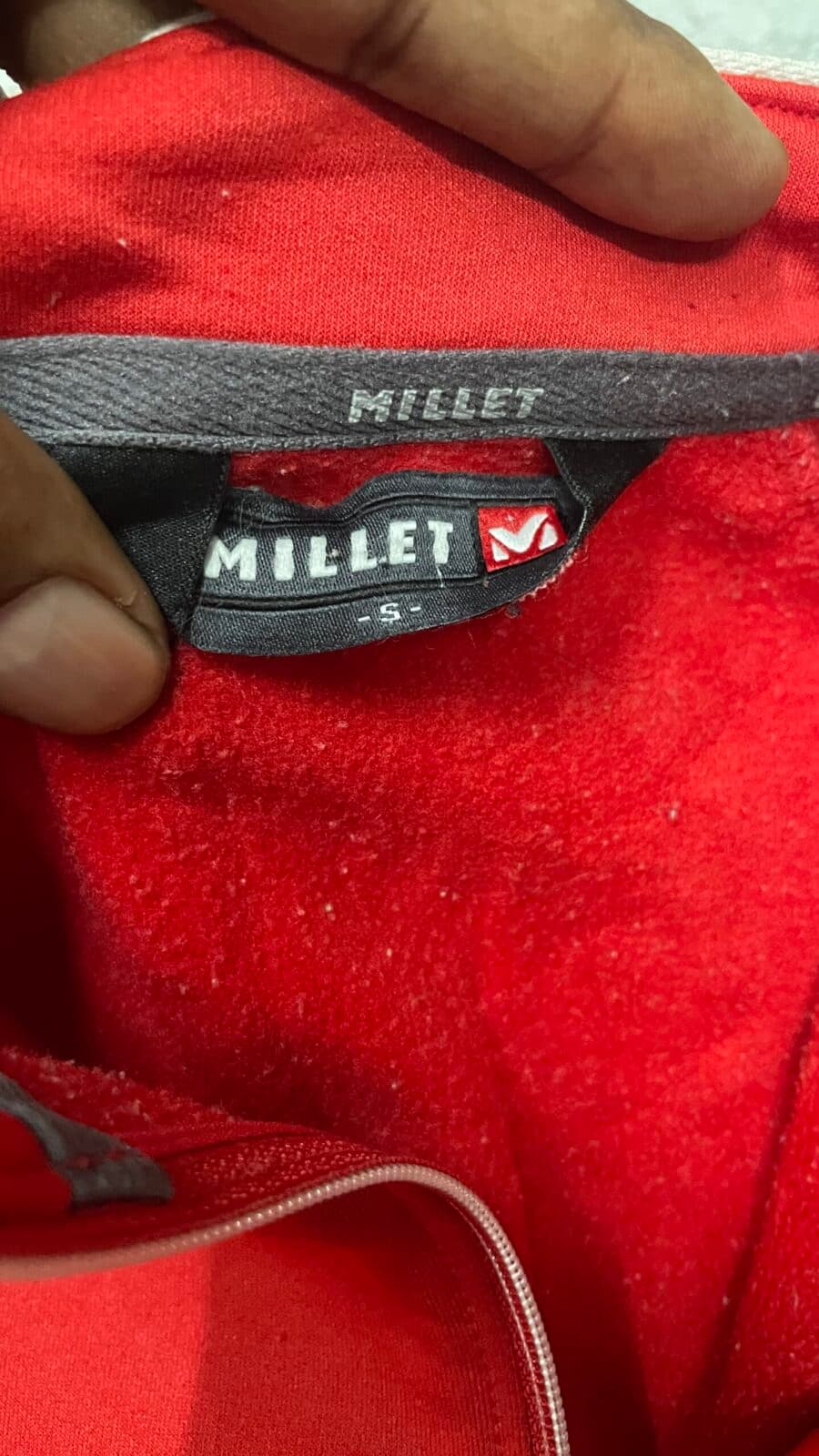 Branded thrift t-shirt India close-up