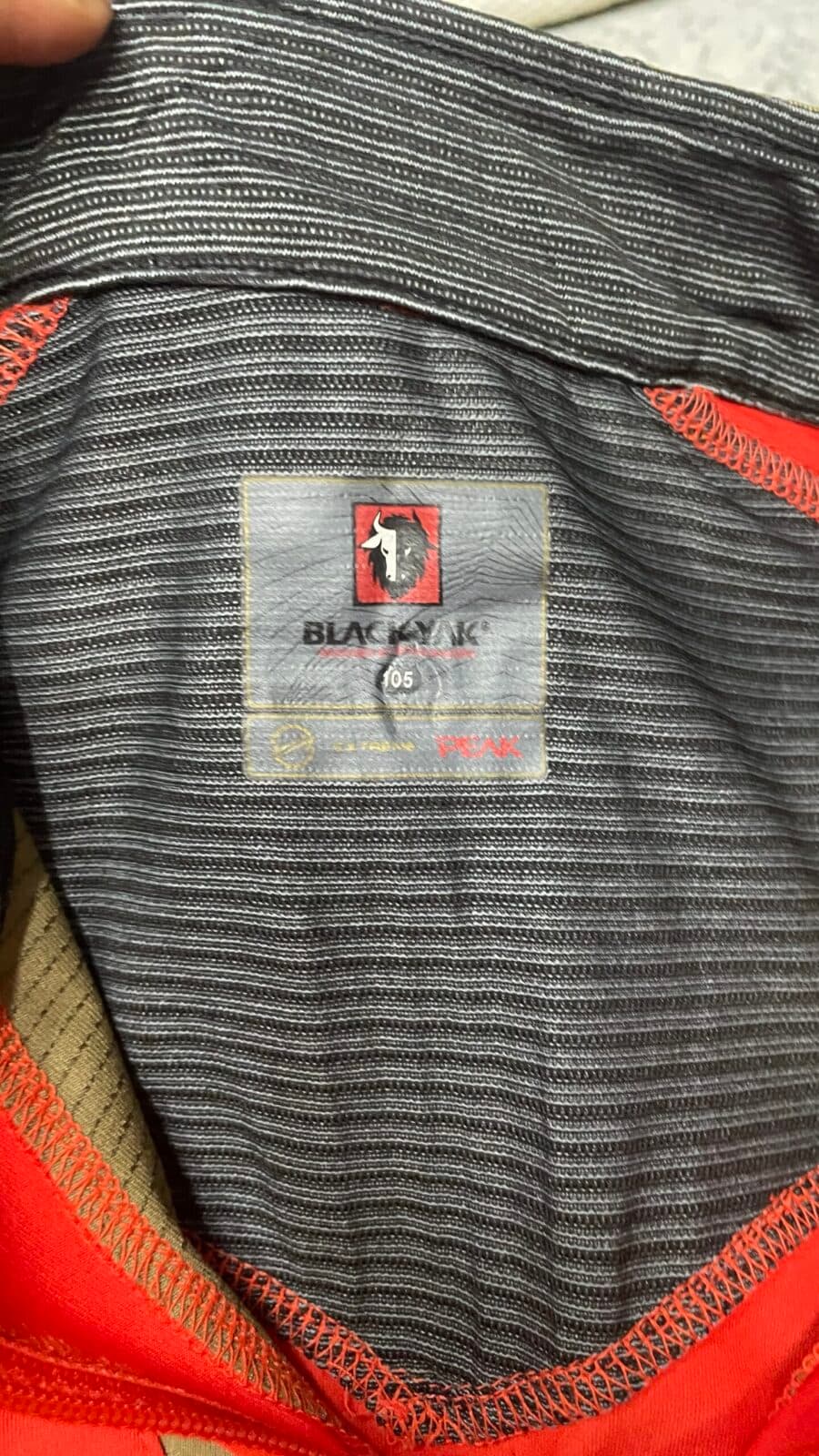 Branded thrift t-shirt India close-up