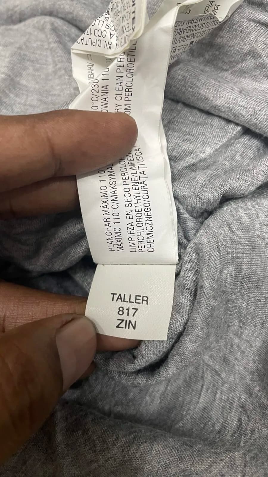 Zara thrift fleece jacket India back view