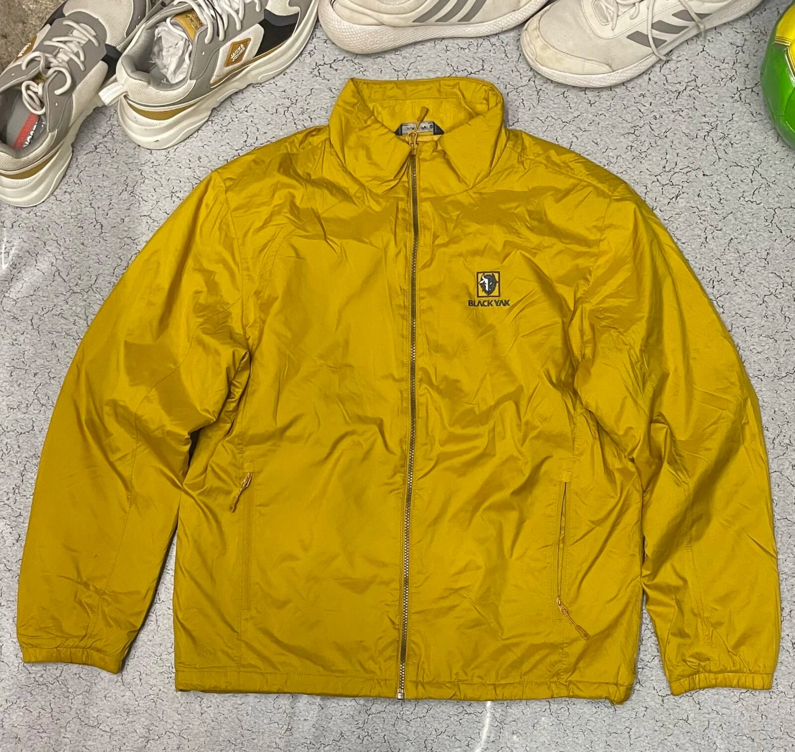 Branded thrift puffer jacket India back view