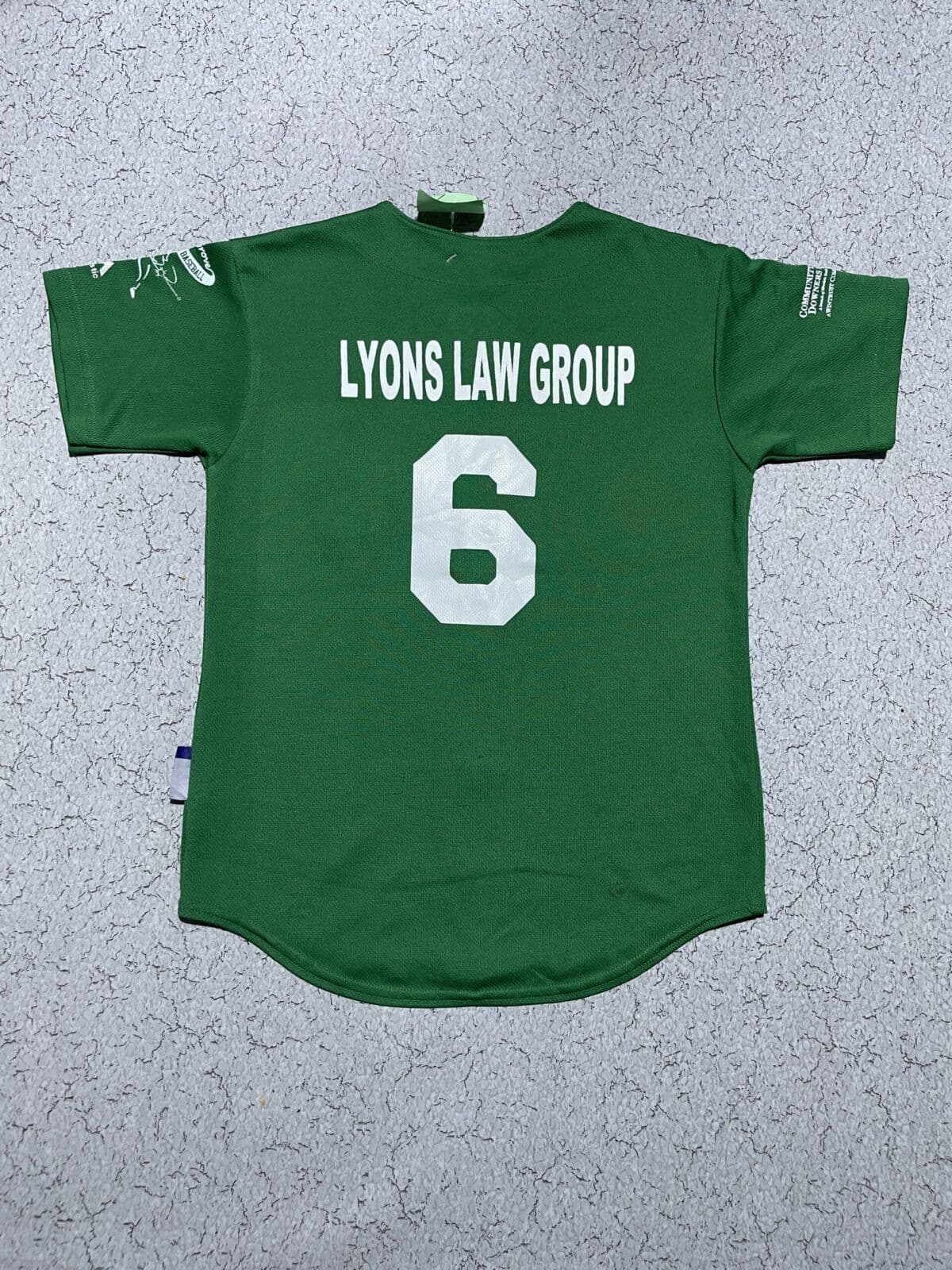 Branded thrift jersey India back view