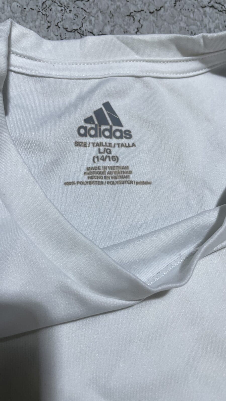 Adidas thrift t-shirt India back view