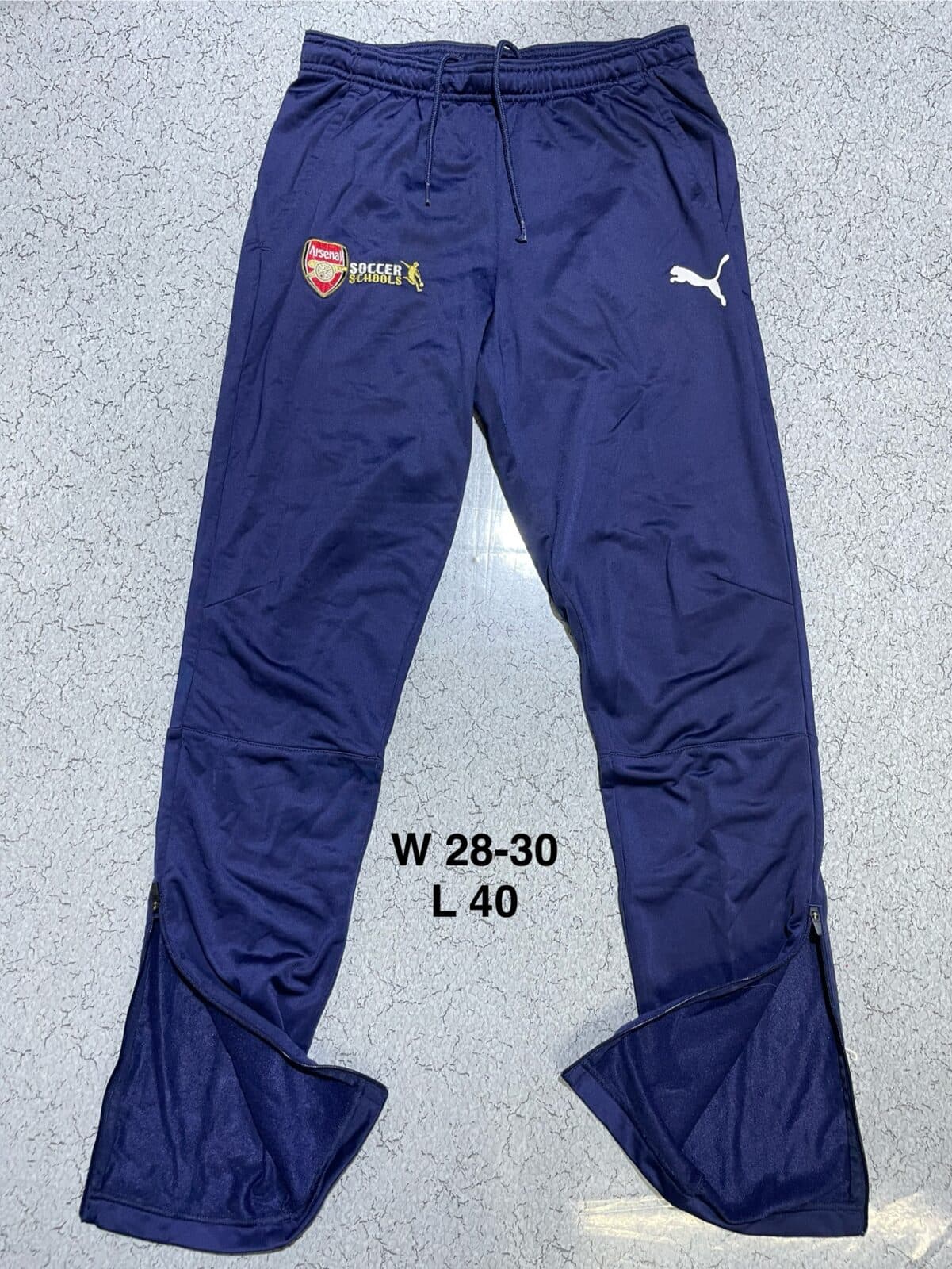 Puma thrift track pants India close-up