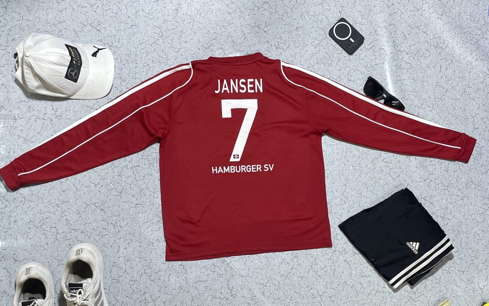 Adidas thrift jersey India back view