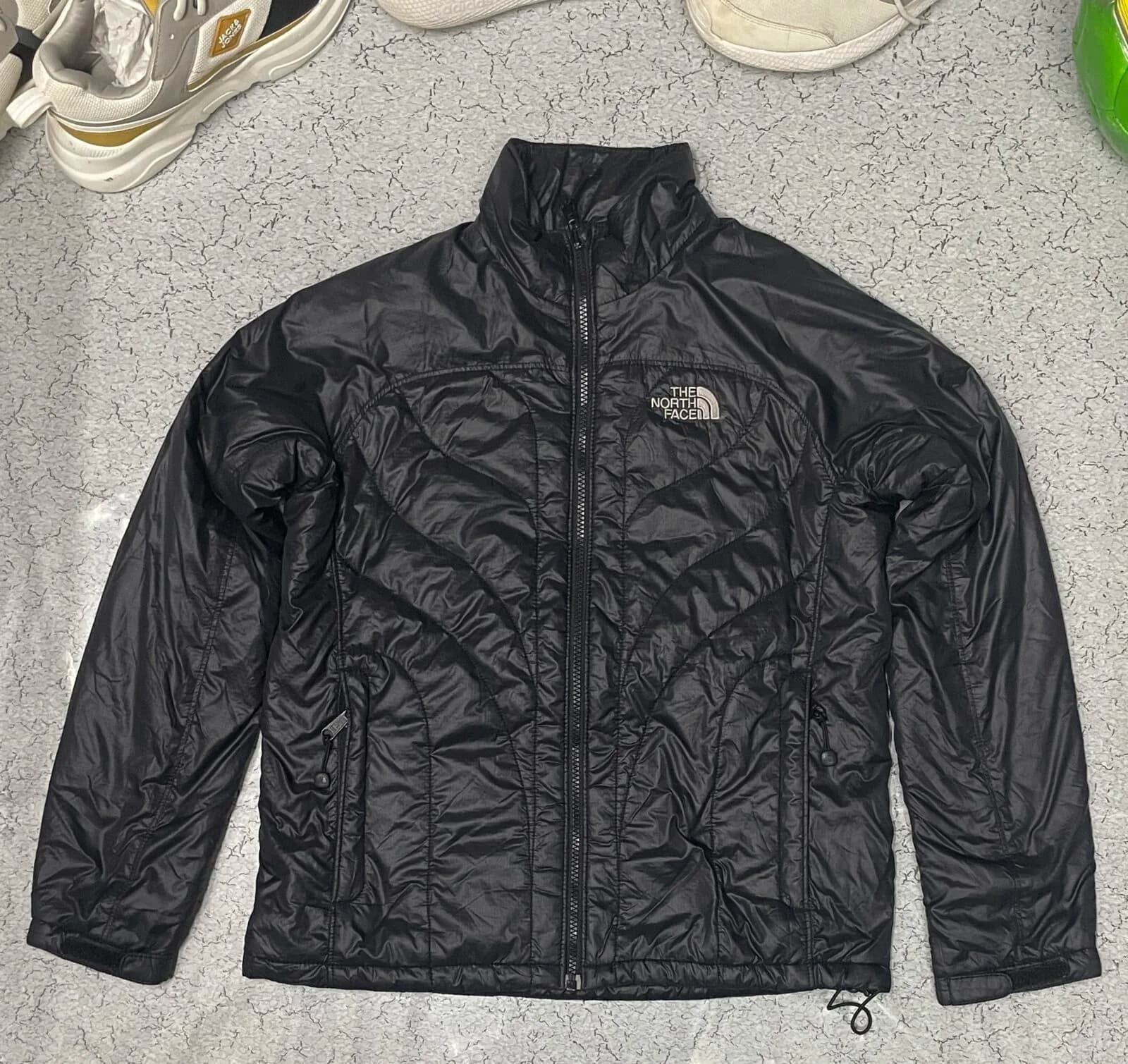 The North Face thrift puffer jacket India back view