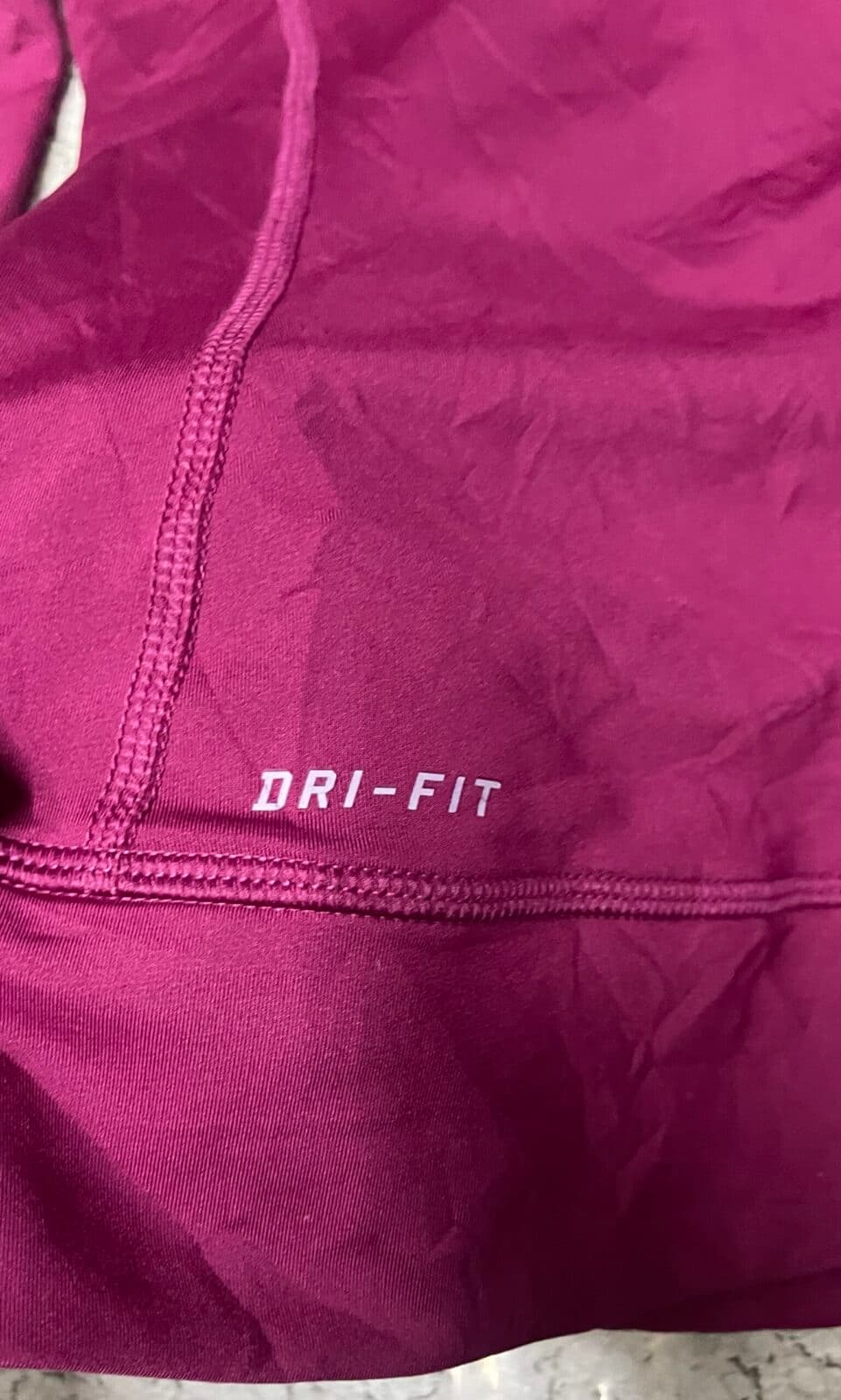 Nike Dri-FIT thrift t-shirt India close-up
