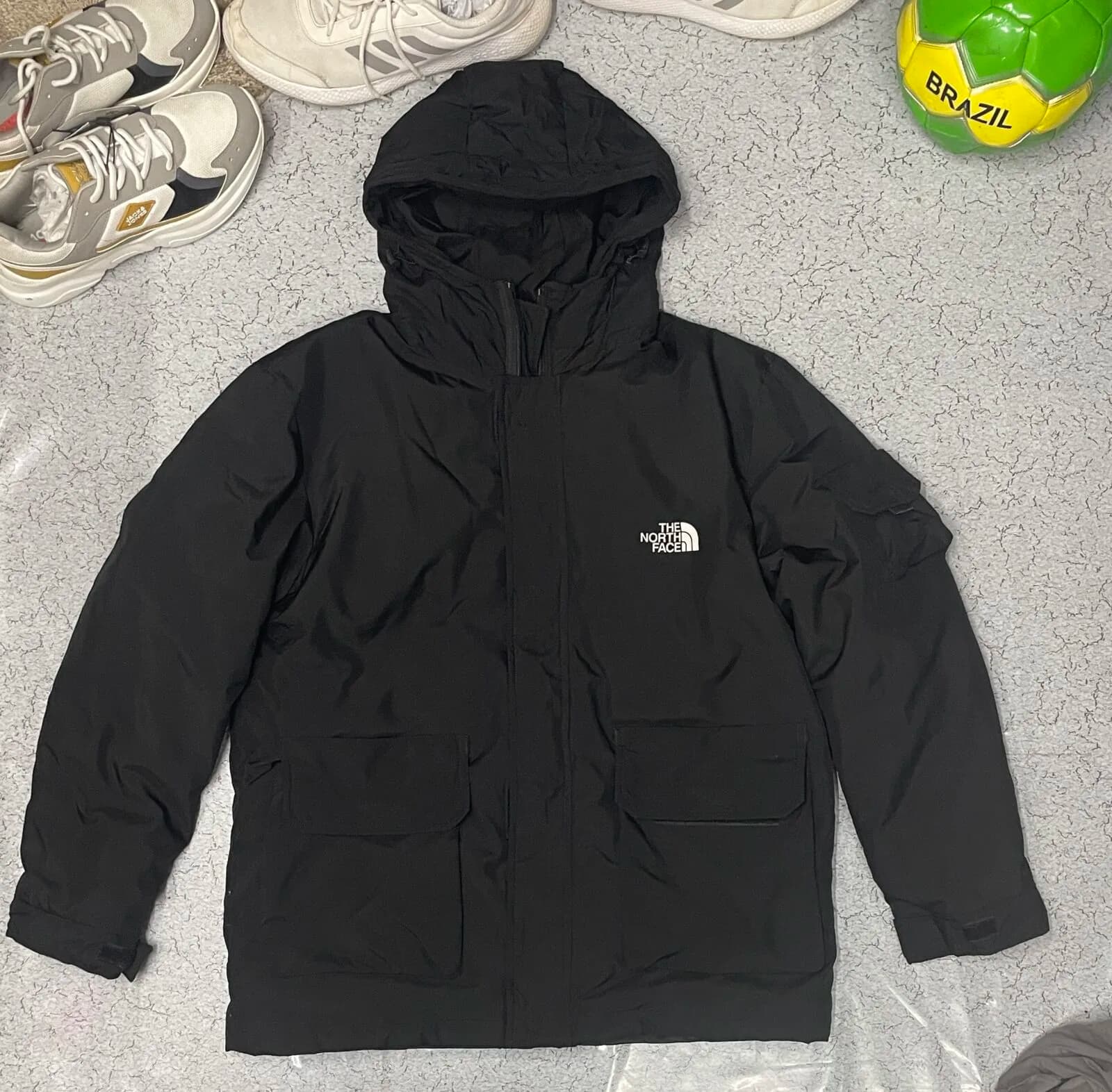 The North Face Heavy Winter Jacket black size XXL