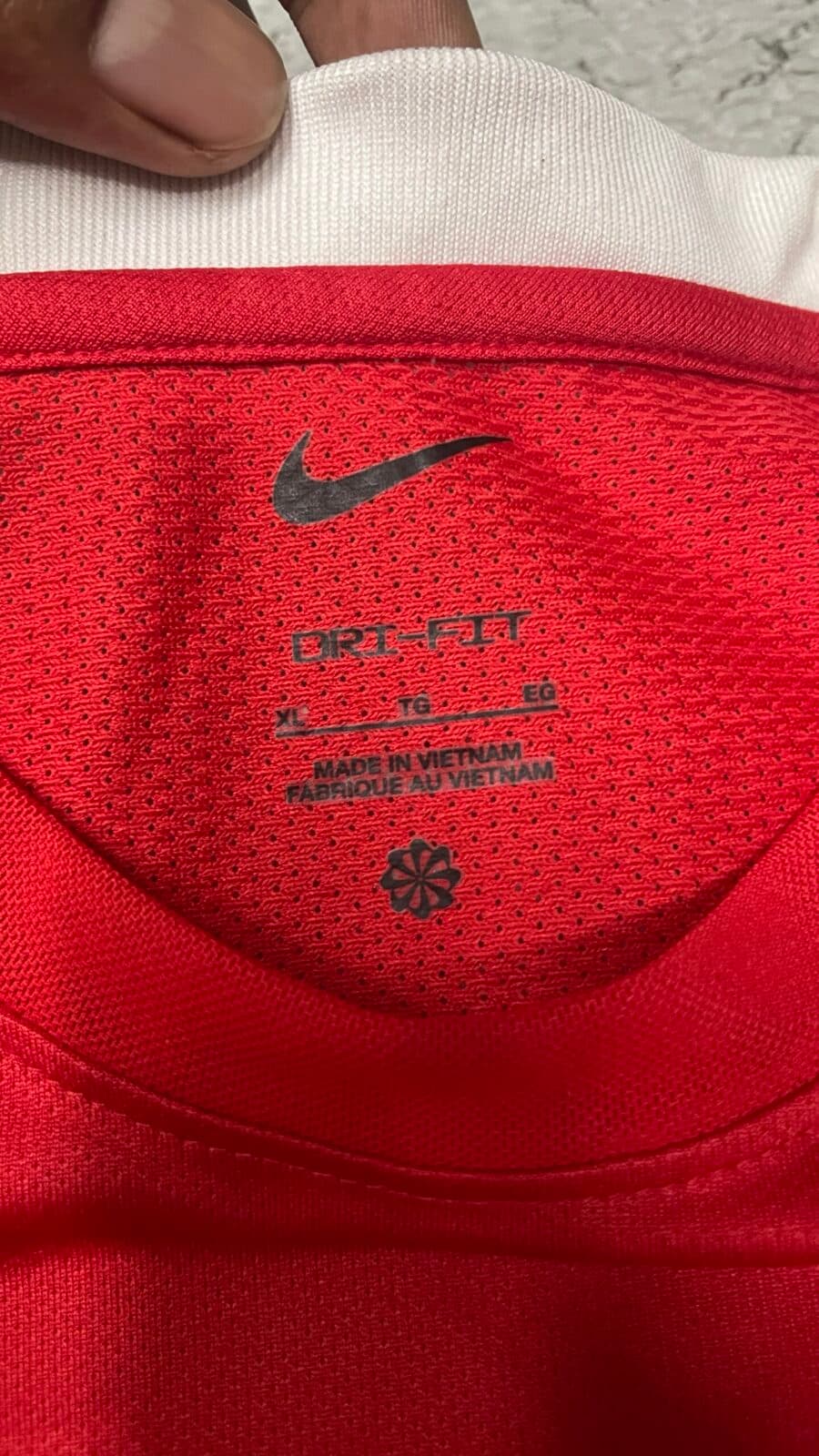 Nike Dri-FIT thrift jersey India back view