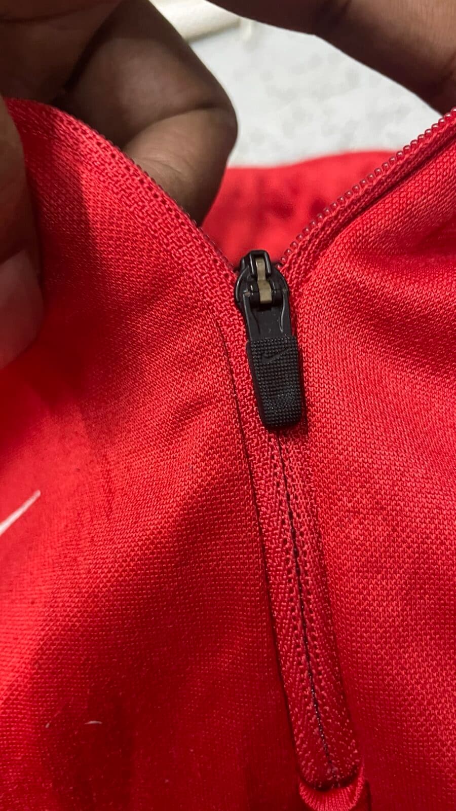 Nike thrift t-shirt India detail view