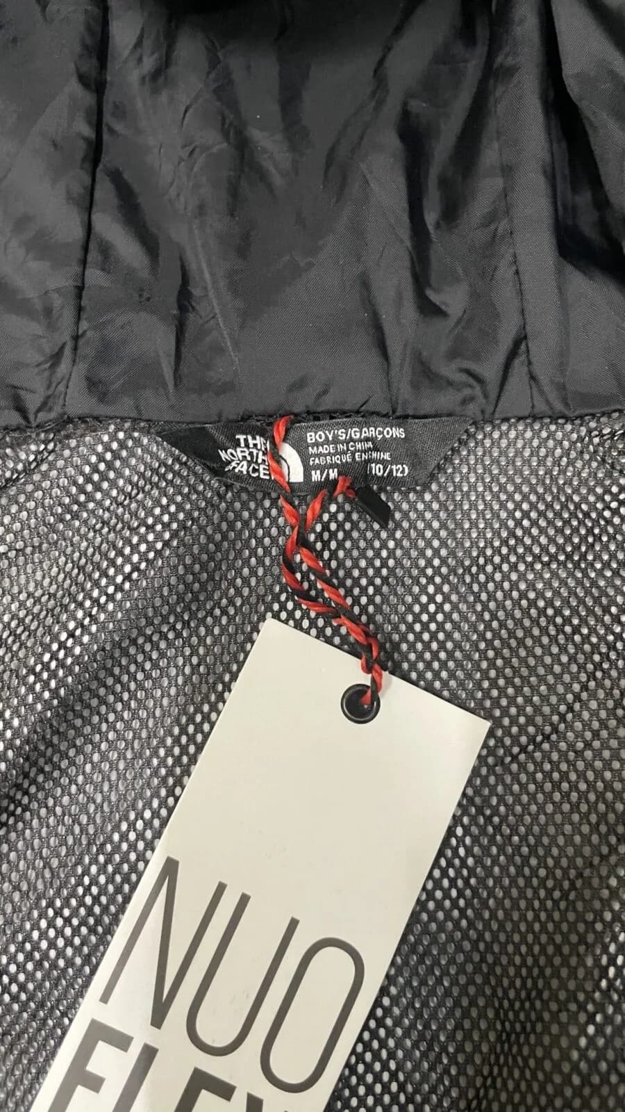 The North Face DryVent thrift rain jacket India detail view