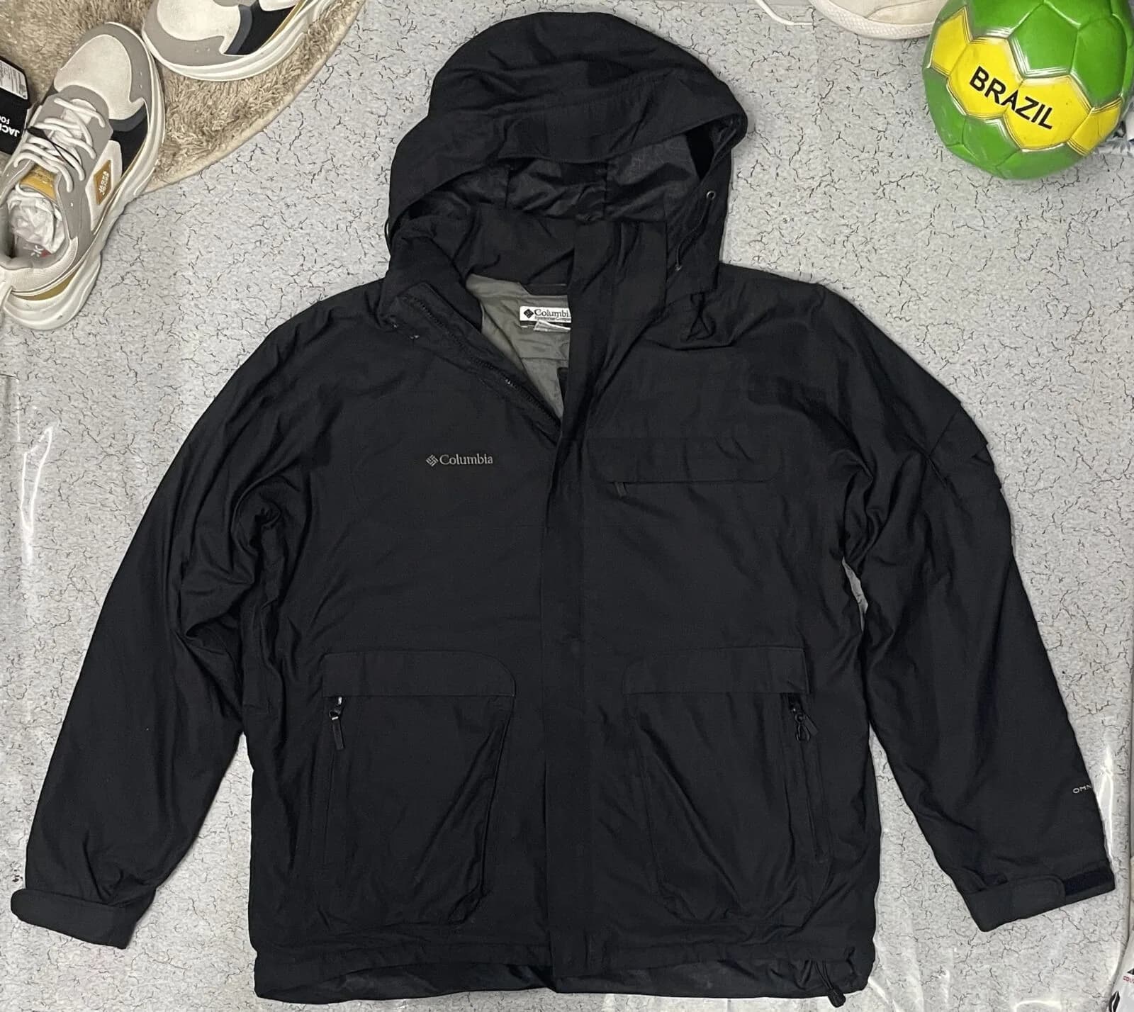 Vintage Columbia winter jacket black XXL