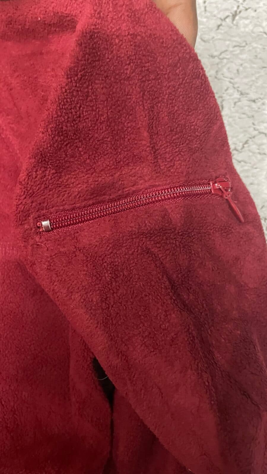 Columbia thrift fleece jacket India close-up