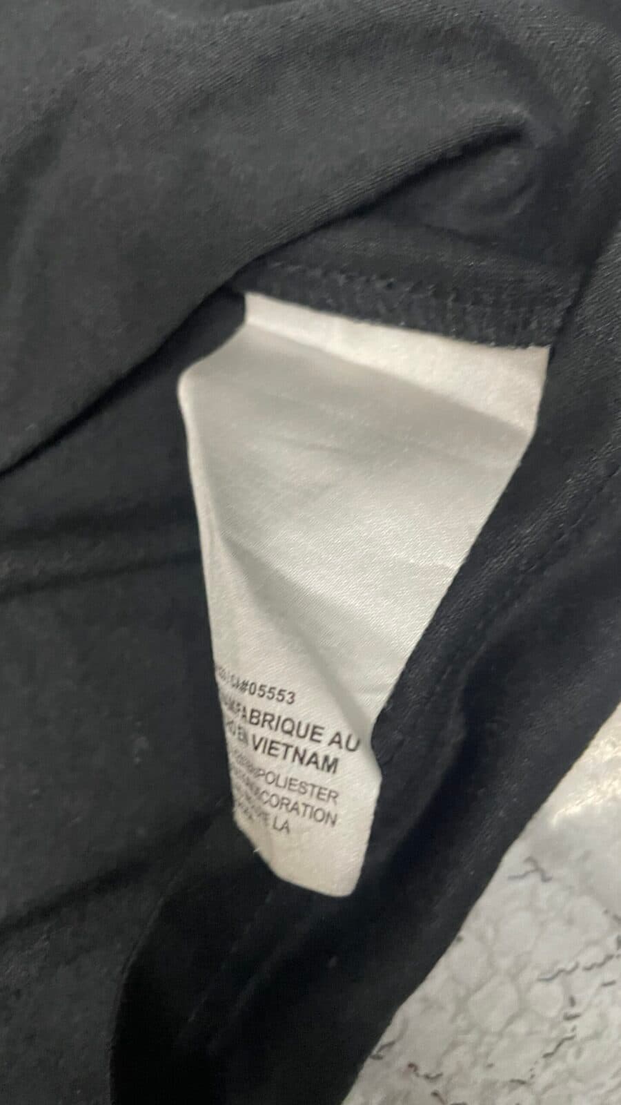 Nike thrift t-shirt India close-up