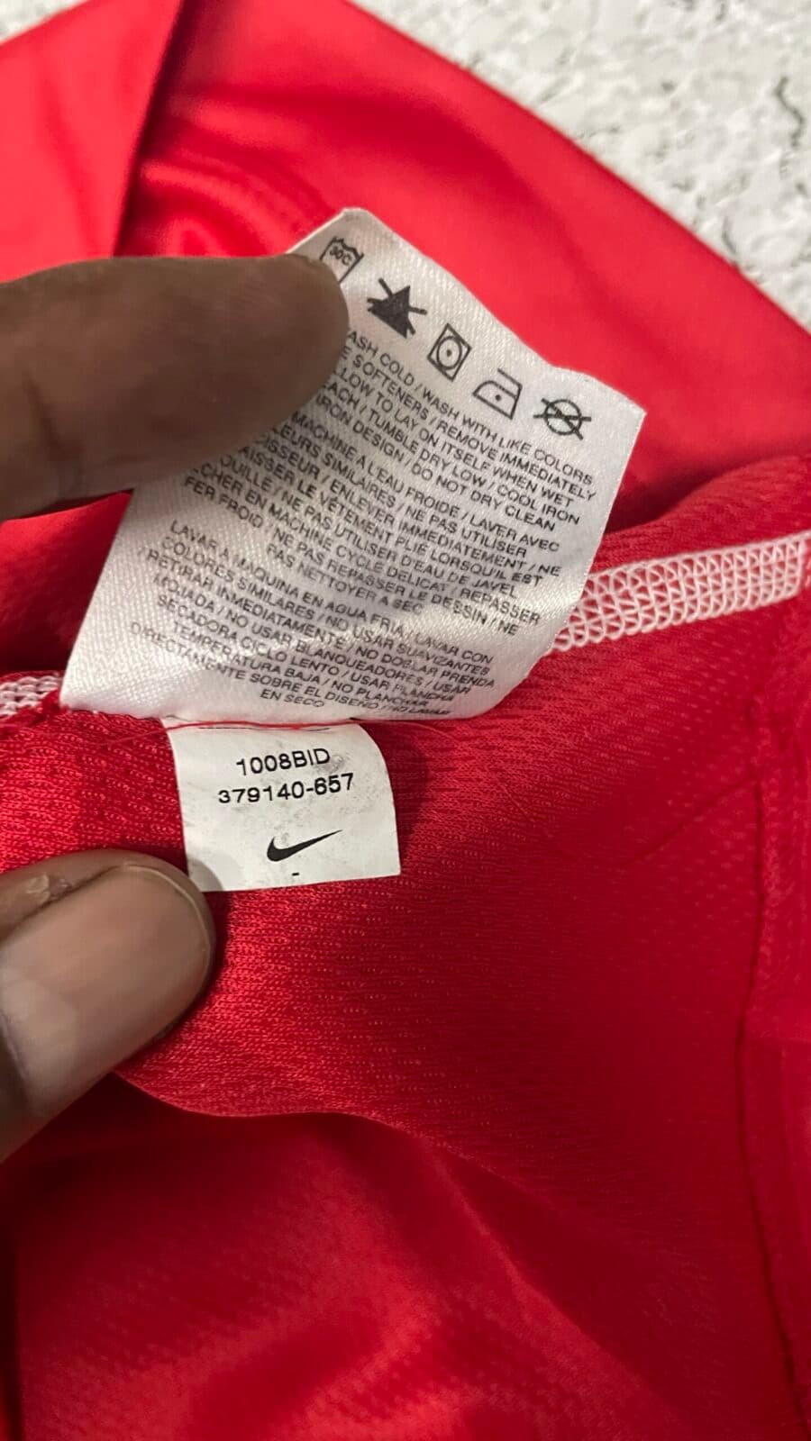 Nike thrift jersey India detail view