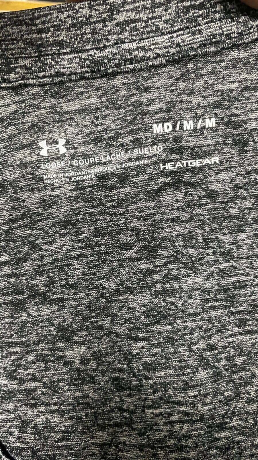 Under Armour HeatGear thrift t-shirt India detail view