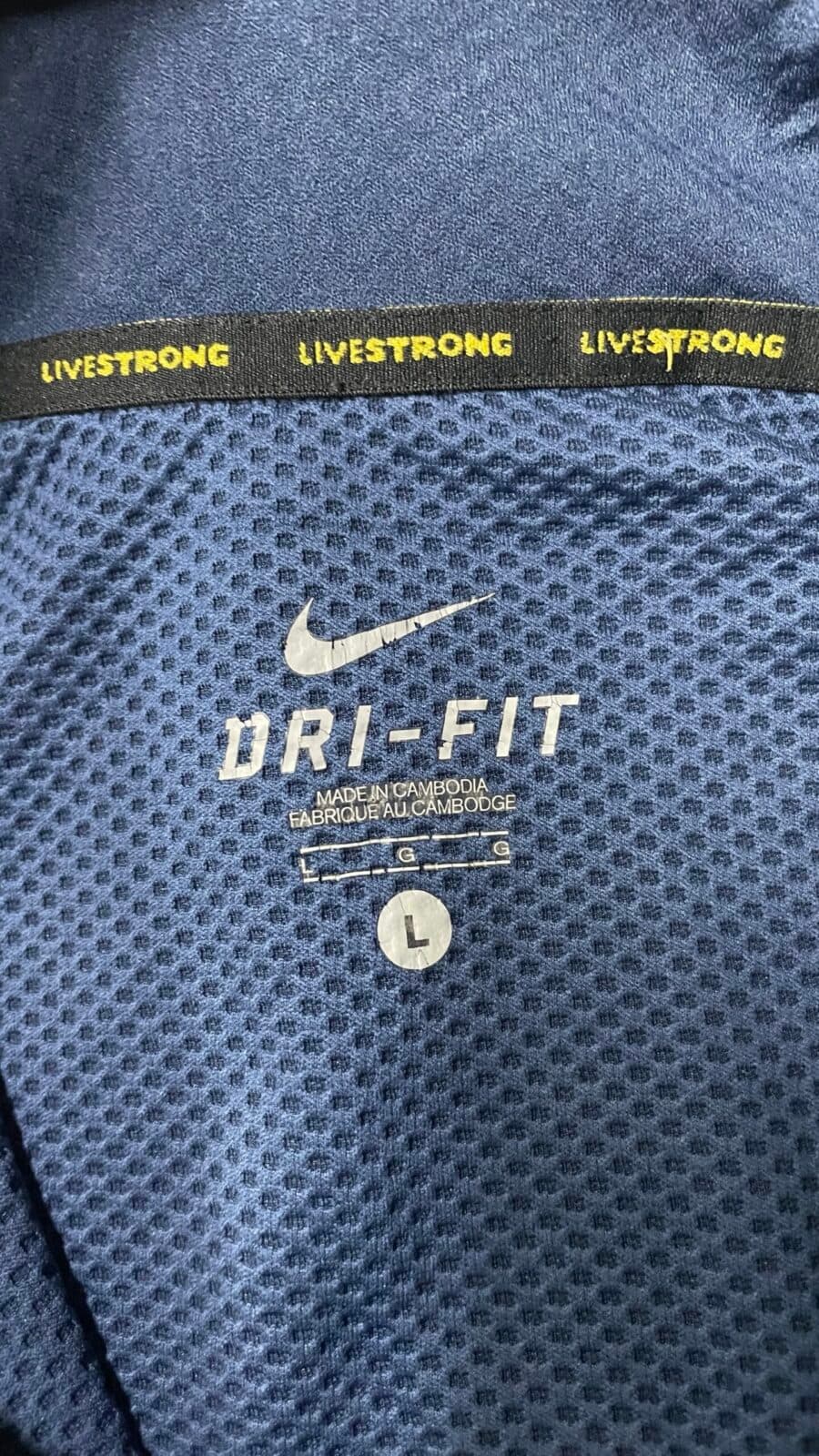 Nike Dri-FIT thrift t-shirt India close-up