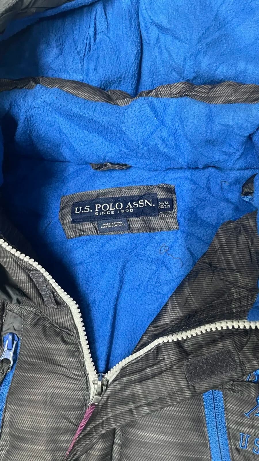 U.S. Polo Assn. thrift puffer jacket India back view
