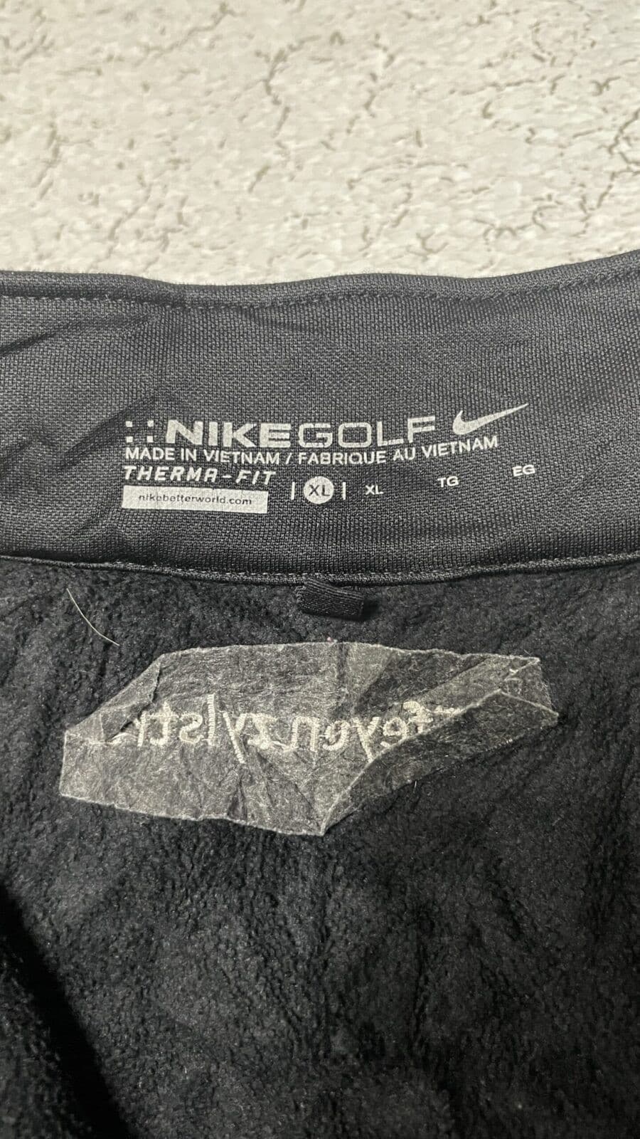 Nike Dri-FIT thrift jacket India close-up