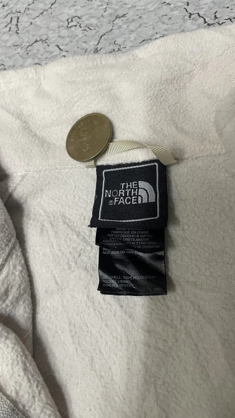 The North Face thrift winter jacket India back view