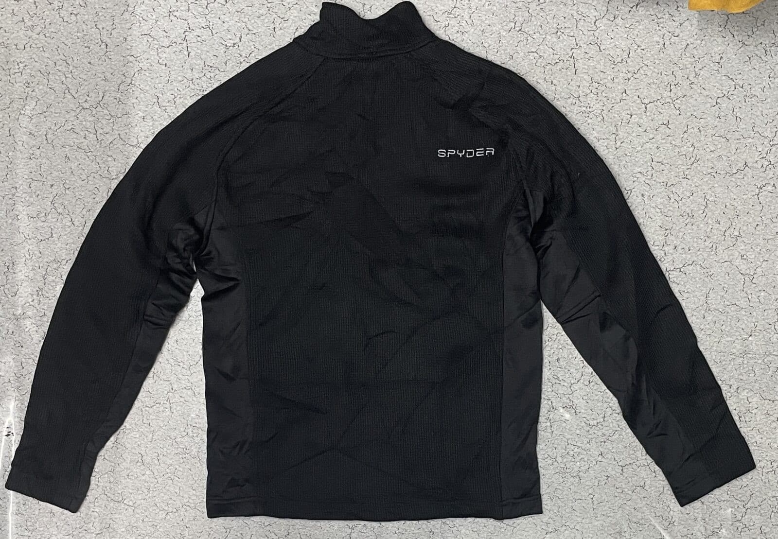 Branded thrift fleece jacket India back view