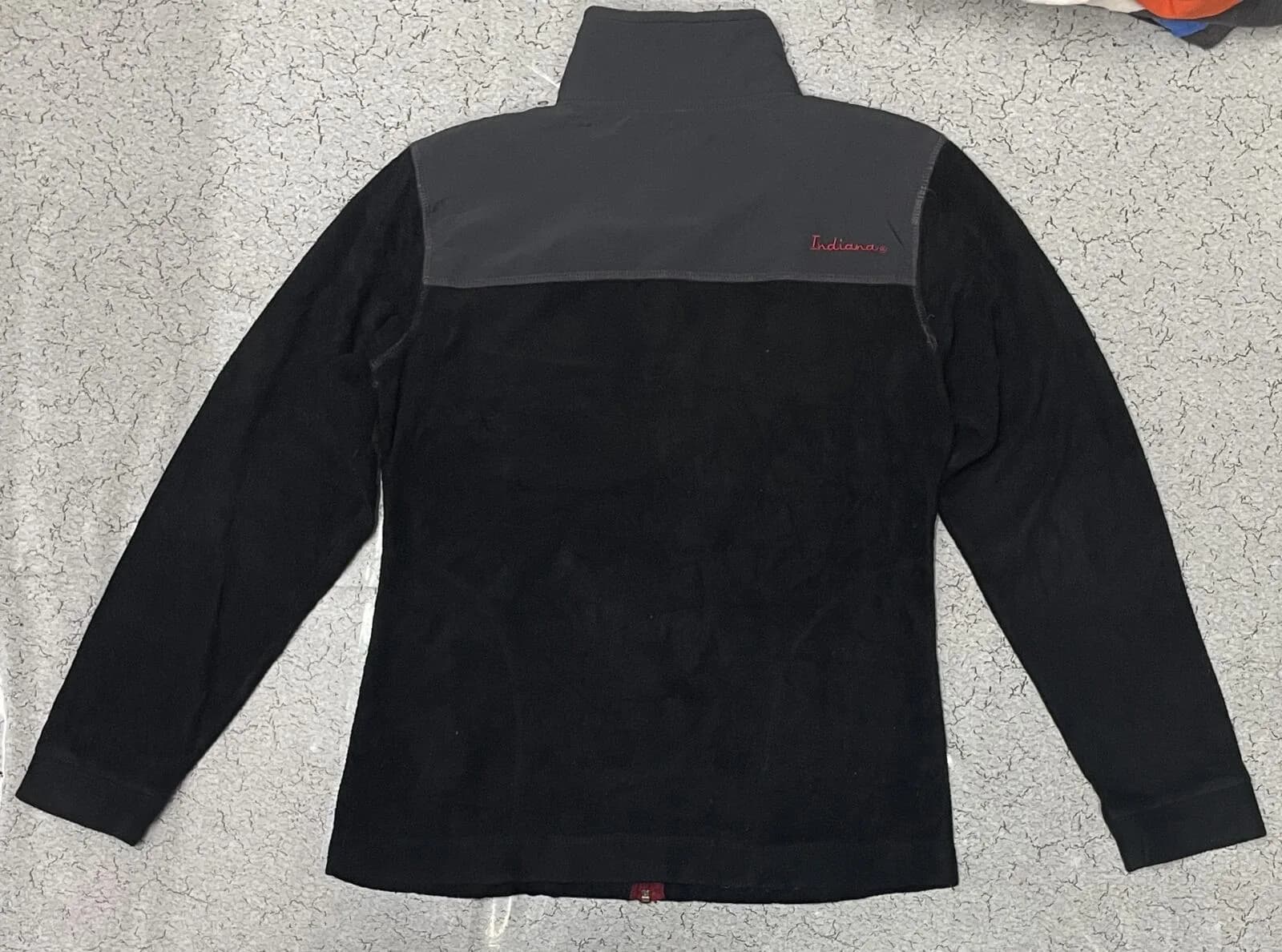 Branded thrift track jacket India back view