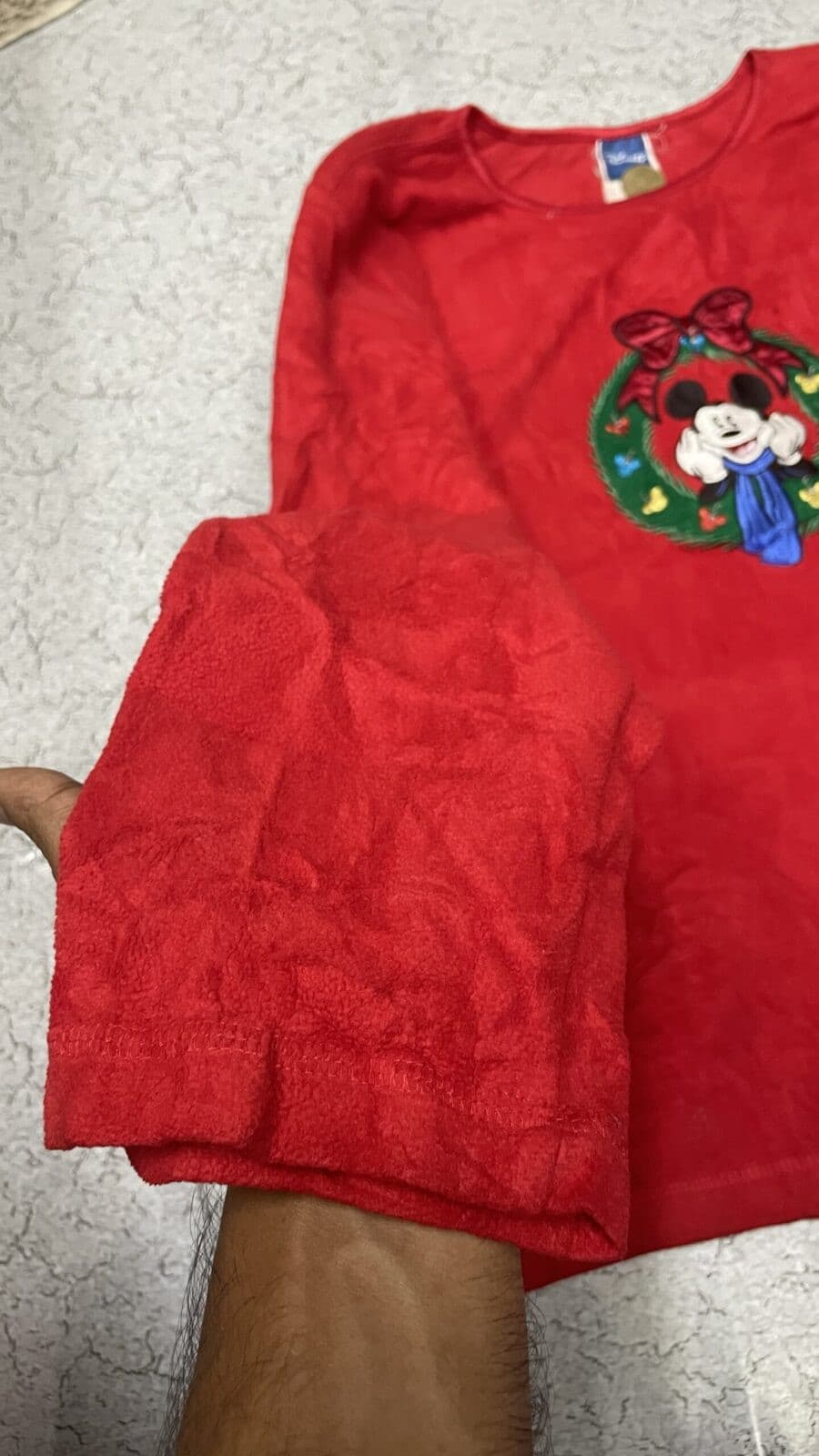 Branded thrift sweater India detail view