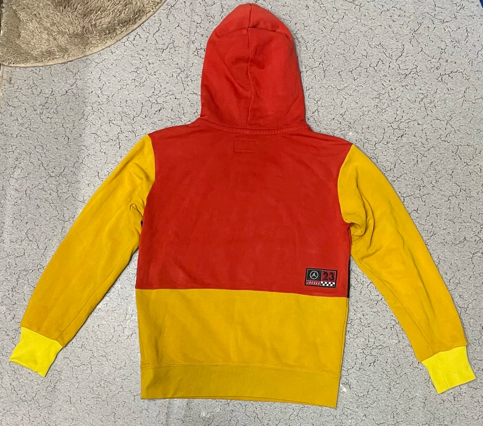 Branded thrift hoodie India back view