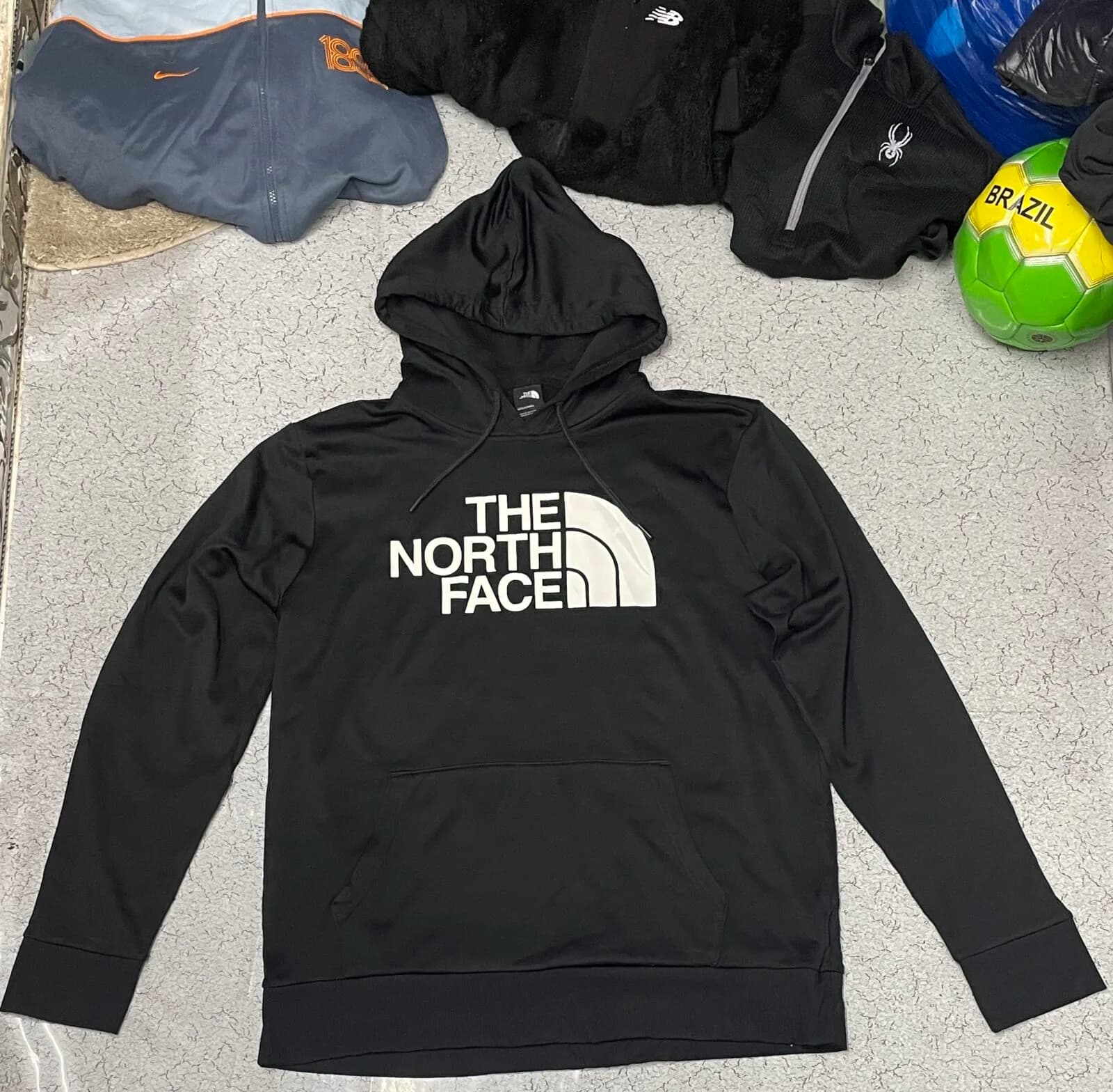 The North Face thrift hoodie India back view