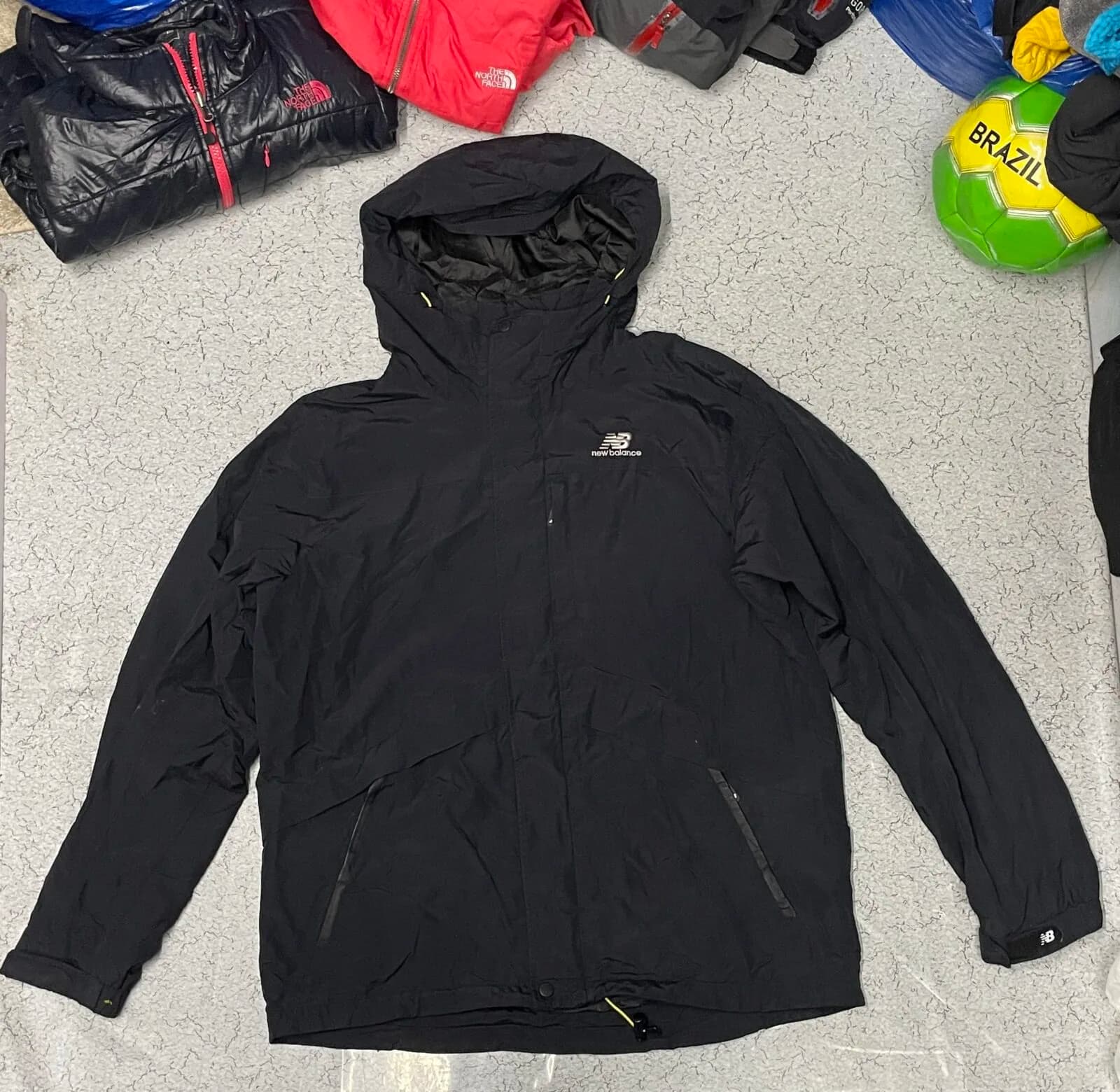 New Balance thrift winter jacket India back view