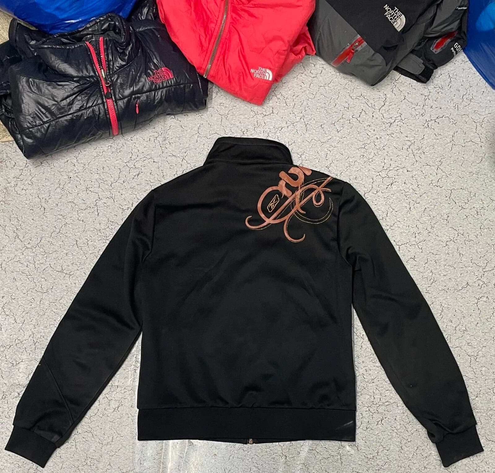 Reebok thrift track jacket India back view