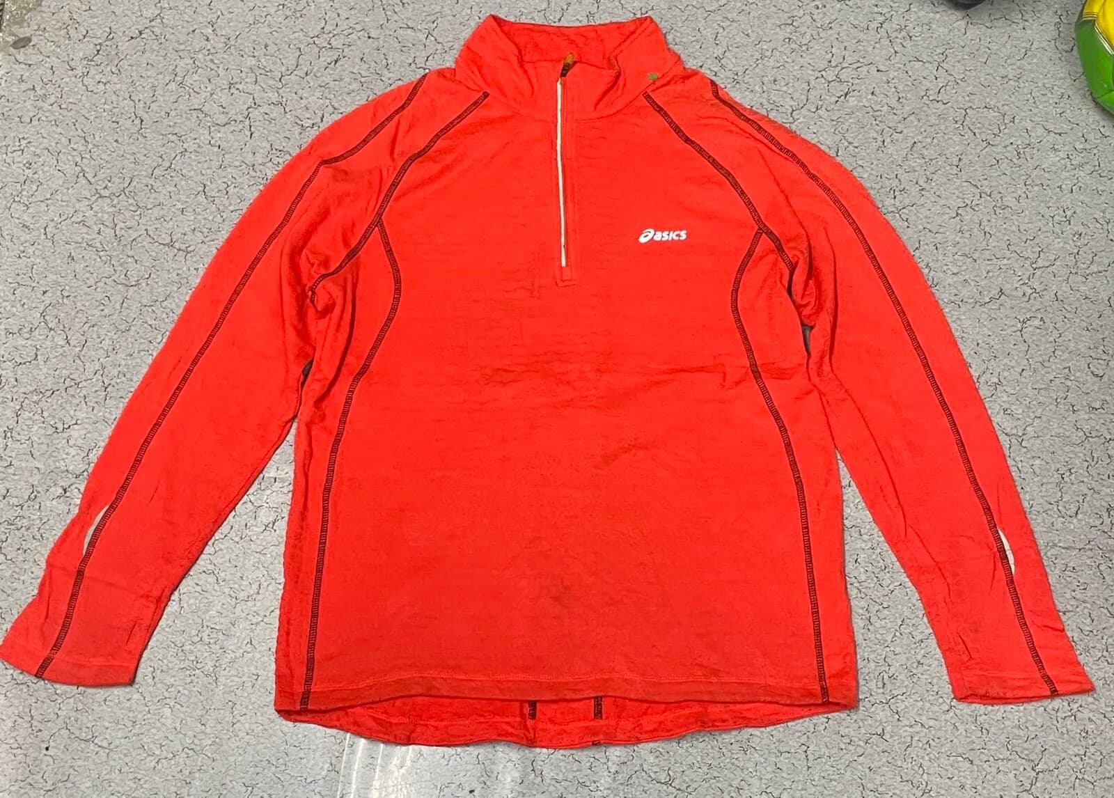 Asics Winter Track Tshirt Orange Size L