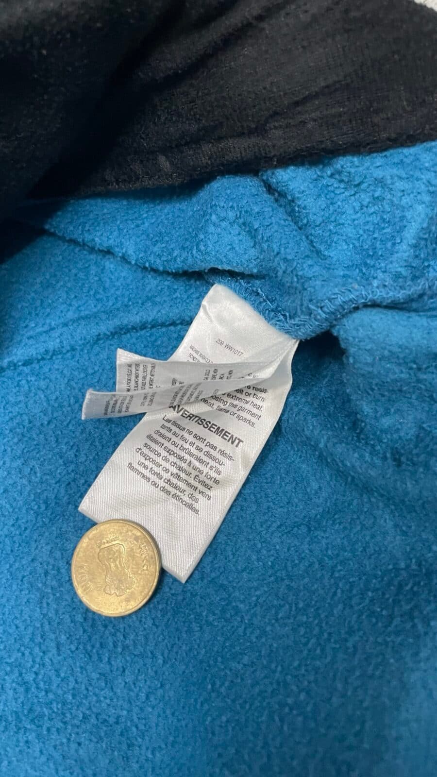 Columbia thrift winter jacket India close-up