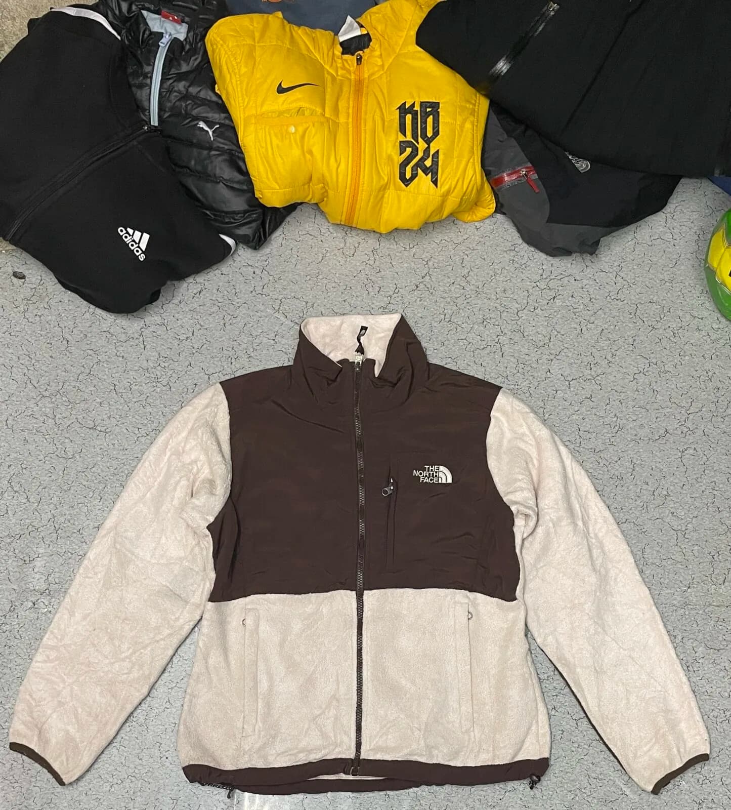 The North Face Polartec Winter Jacket Size M Brown