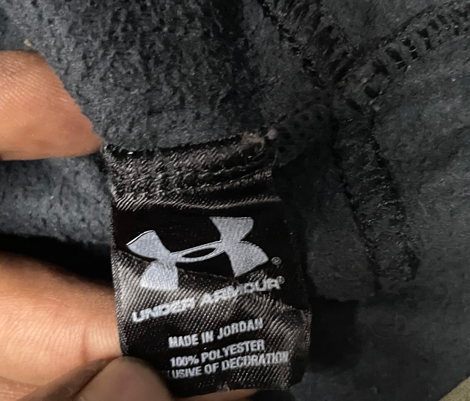 Under Armour thrift fleece jacket India back view