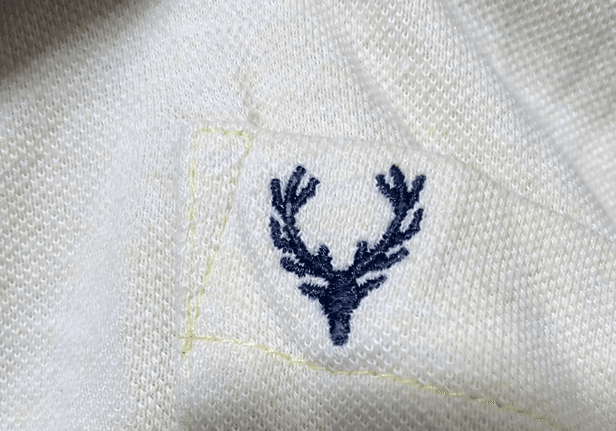 Branded thrift polo shirt India back view