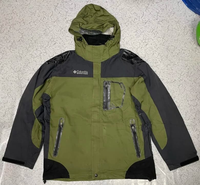 Columbia thrift winter jacket India back view