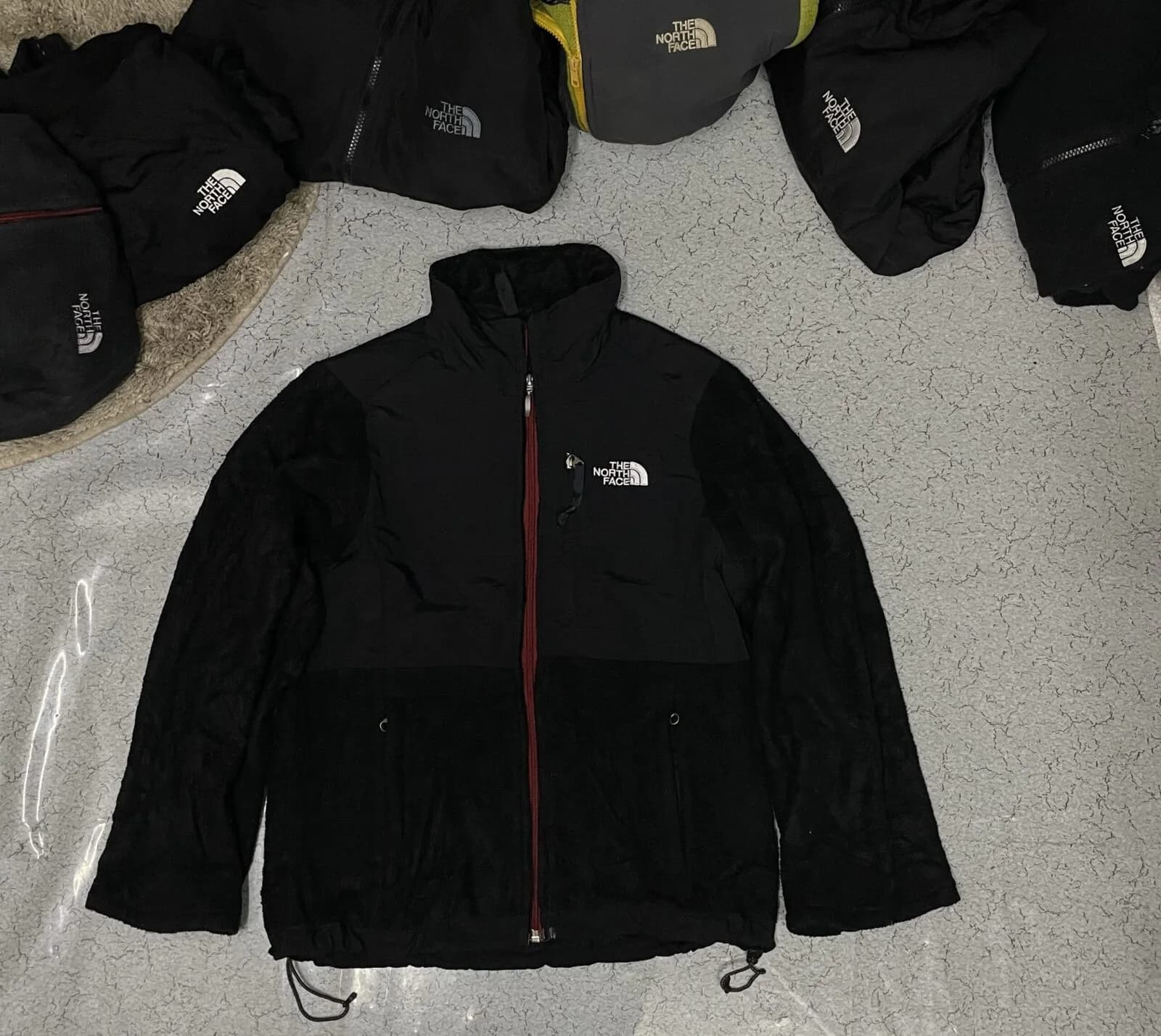 The North Face Polartec Puffer Fleece Winter Jacket  black M