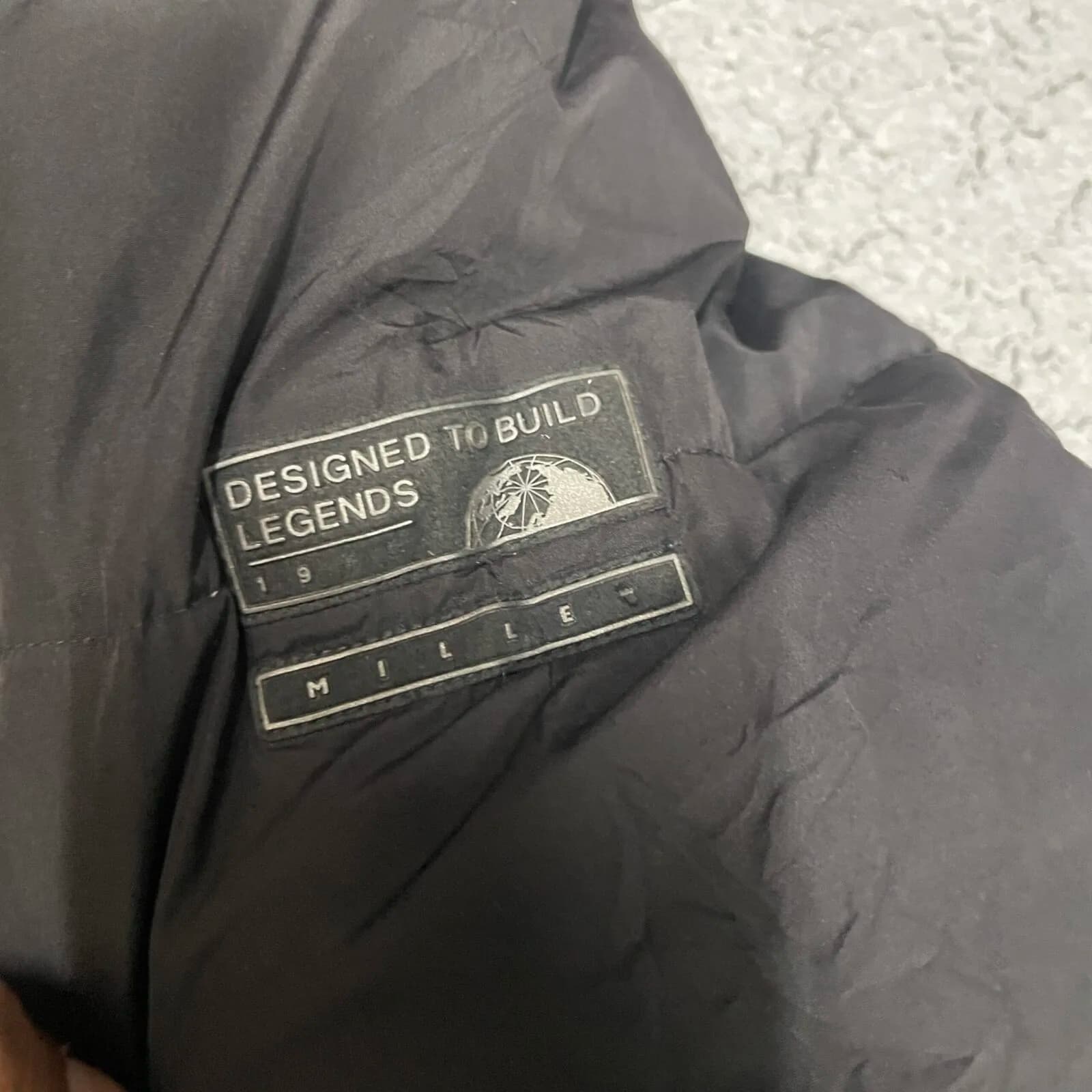 Branded thrift parka jacket India back view