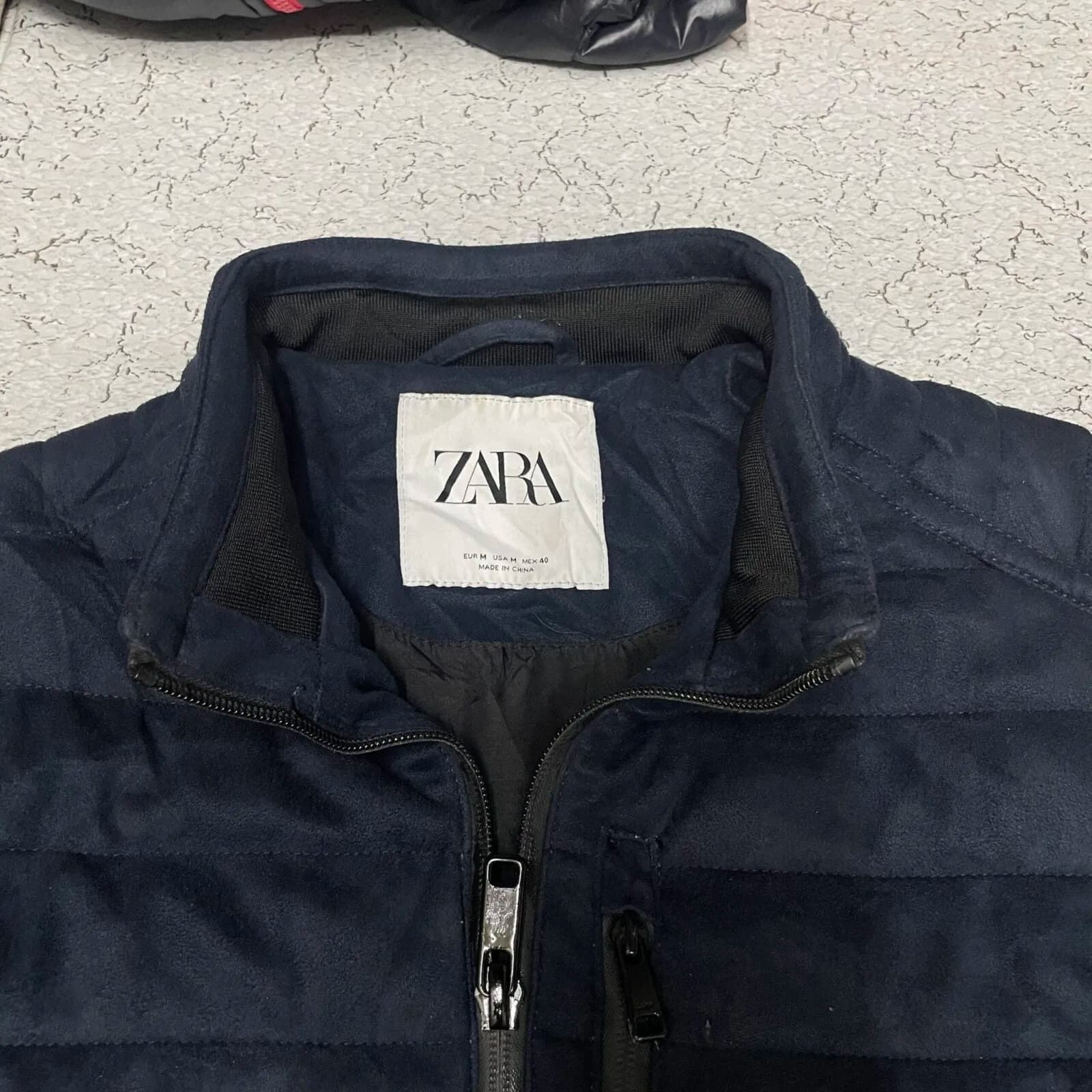 Zara thrift jacket India back view